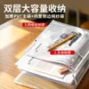 Bolsa Tote Transparente para Exame de Estudante com Alto Valor Estético, Bolsa Grande para Aulas Particulares, Bolsa para Documentos