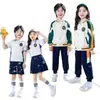 Uniformes Escolares, Uniformes Escolares de Primer Grado, Uniformes de Jardín de Infancia para Estudiantes de Primaria, Camisetas de Béisbol Infantiles Estilo Primavera, Ropa Deportiva de Verano