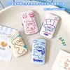 Cortador de Unhas Caixa PU Conjunto de Sete Peças Manicure Manicure Ponto Atacado Padrão Criativo Presente Alicate Oblíquo Tesoura de Sobrancelha Limpador de Ouvido