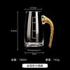 Dispensador de Vino Blanco de Cristal de Alta Gama Jinshan con Lámina de Oro y Escala Set de Vino Espeso Fábrica de Hogar al por Mayor