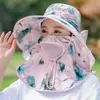 Gorra de protección solar para mujer, resistente al viento, al polvo y al sol, ideal para ciclismo, verano, para trabajar al aire libre, en el campo y recoger té.