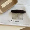 Peine Sencillo Ovalado de Tela para Flequillo Lateral, Horquilla de Princesa, Peine para Moño, Peine Lateral, Accesorio para el Cabello para Mujeres