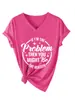 Si soy el problema Amazon eBay estación europea cómoda casual camiseta de mujer cuello en V manga corta en stock