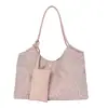 Bolso de lona de gran capacidad con estampado de leopardo, estilo nicho, para mujer, nuevo modelo 2026, bolso tote informal transfronterizo, estilo perezoso, para ir al trabajo