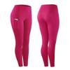 Leggings Esportivos de Corrida e Yoga de Cintura Alta com Bolsos para Levantar o Quadril, Alta Elasticidade, Cor Sólida com Painéis, Calças Nove Pontos, Venda Quente Transfronteiriça Europeia e Americana