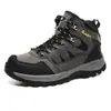 Zapatos de Hombre Transfronterizos Otoño e Invierno Nuevos Zapatos Casuales de Caña Media-Alta Zapatos Deportivos para Senderismo y Montañismo Resistentes al Desgaste para Exterior Zapatos de Moda 9903-1