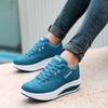 Zapatos Deportivos Casuales de Primavera y Otoño, Zapatos Mecedora de Cuero para Mujer, Tacones de Plataforma Estilo Coreano, Zapatos de Estudiante de Suela Gruesa, Zapatos de Talla Grande para Mujer