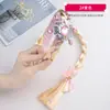 Trança de corda de cabelo trançado colorido para crianças Acessórios de cabelo de gravata colorida Grampo de cabelo Trança suja da menina Hip-Hop Gradiente de cor Cinto