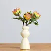 Flor Artificial de Pequeno Galho Transfronteiriça Planta Pó de Gelo Pequena Flor Imperial Flor Falsa Decoração de Bonsai Buquê Floral de Casamento