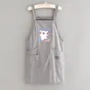 Avental Fresco e Simples para Trabalho em Catering, Roupa de Trabalho à Prova de Salpicos com Impressão de Logotipo, Desenho Animado Moderno, Avental de Cintura para Uso Doméstico para Homens e Mulheres