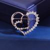 Broche de moda de estilo coreano con hebilla antiexposición, flor de trigo de cristal, ramillete de cristal, disponible en fábrica al por mayor.