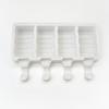 Molde de Silicona para Helado de 4 Cavidades Molde para Helado Mousse de 8 Cavidades Helado DIY Molde para Paletas Herramienta de Molienda