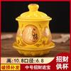 Taza de agua de ofrenda de Buda Taza de suministro de agua frontal de Buda Taza de agua bendita de cerámica Taza de suministro de agua de loto Buda suministra Taza de purificación de agua de Guanyin