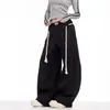 Pantalones Deportivos Retro Americanos Nuevos para Mujer Primavera y Otoño, Pantalones Curvos de Pierna Ancha Holgados, Pantalones de Chándal Casuales, Pantalones Rectos de Longitud Completa