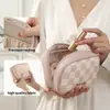 Bolsa Cosmética Multifuncional para Mujer, Bolsa Cosmética Conveniente de PU, Bolsa de Almacenamiento de Cosméticos de Viaje, Neceser de Gran Capacidad