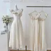 Comercio exterior transfronterizo Sudeste Asiático TK vestido elegante de tirantes con bajo amplio y cinturón para mujer de vacaciones vestido largo