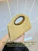 Bolso de Mano Tejido de Moda Nuevo para Mujer, Bolso de Mano Versátil para Mujer, Bolso Cruzado Simple de Nicho, Bolso de Mano