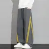 Pantalones funcionales de exterior de moda estilo americano para hombre, nueva colección primavera/otoño, casual, corte holgado, talla grande, versátiles, pantalones atléticos de pierna recta