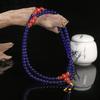 Pulsera de cuentas Xizang de 108 cuentas de 8 mm, retro, estilo nacional, pulsera de esmalte coloreado, pulsera de juego roja de los estados en guerra al por mayor