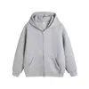 Sudadera con capucha de peso pesado, unisex, estilo fino para primavera y otoño, chaqueta de marca moderna, abrigo con cremallera y forro polar