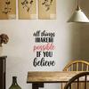 Adesivos de parede com frases em inglês quarto sala de estar adesivos de decoração de parede para casa geração AliExpress transfronteiriça