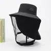 Sombrero de Pescador Anti-Mosquitos para Exteriores de Verano, Transpirable, Ala Ancha, Anti-UV, Sombrero Anti-Abejas, Protección Solar, Protección Facial, Sombrero Anti-Mosquitos