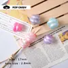 Cuentas roscadas galvanizadas Phantom de color crema, cuentas DIY hechas a mano, accesorios para pulseras de cadena de teléfono móvil, material para cuentas