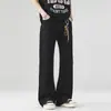Ropa de Hombre Fengshe / Jeans Ligeramente Acampanados para Hombre, Nuevo Estilo Primavera, High Street Americano Holgados Rectos Versátiles Pantalones Largos para Hombre