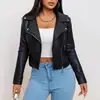 Moda Outono Europeia e Americana Transfronteiriça Design Estilo Coreano Nicho Alta Qualidade Jaqueta de Couro Preto Tendência Estilo Ins para Mulheres