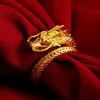 Vietnam Shajin Familia Famosa Viento Dragón y Fénix Anillo de Pareja Apertura Anillo para Hombres y Mujeres Shajin Joyería Anillo Venta al por Mayor