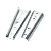 Hebilla pestillo para reposabrazos de sofá Conector para muebles Deslizador cónico triangular Herraje sujetador para hombro de sofá