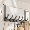 Gancho para Puerta Gancho para Ropa Sin Perforaciones Removible para Parte Trasera de Puerta Perchero para Abrigos Puerta de Dormitorio Gancho para Almacenamiento de Ropa/Bolsas