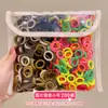 Anillo para el Pulgar de Color Caramelo para Niños Cuerda Elástica Alta para el Cabello de Niñas Cuerda para el Cabello Cabello de Bebé Accesorios para el Cabello