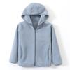 Chaqueta polar para otoño e invierno para niños, gruesa, cálida, transpirable, tipo cárdigan para niños y padres, moderna, uniforme escolar cálido