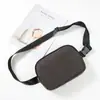 Bolsa Estilo Lulu en Stock, Riñonera Impermeable, Bolso de Pecho para Deportes y Running, Bolso Cruzado Estilo Lulu para Hombres y Mujeres, Casual y Versátil