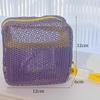 Bolsa de Tofu de Dopamina Mini Malla Portátil Viaje Neceser Almacenamiento de Cosméticos Bolsa de Maquillaje Malla Bolsa de Miscelánea
