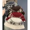 Gorro de Pescador Tejido de Lana para Mujer, Otoño e Invierno, Cálido, Hace que la Cara Parezca Más Pequeña, Gorro Tejido para Mujer, Gorro Tipo Cubo de Invierno para Cabeza Grande, Moderno