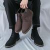 Zapatos de Cuero Nobuck de Talla Grande Transfronterizos Tendencia para Hombre Zapatos de Cuero de Caña Alta de Negocios Botines Zapatos Formales para Hombre Zapatos Retro Tendencia Hombre 48