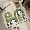 Alfombrilla Absorbente para Suelo de Baño Suave Alfombrilla de Barro de Diatomeas Alfombrilla Antideslizante para Puerta de Entrada Alfombrilla de Secado Rápido para Cocina y Baño Alfombrilla de Goma Baño