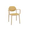 Silla de Comedor de Plástico Wal-Mart Exportaciones Silla de Comedor con Reposabrazos Lujo Accesible Plástico de Gama Alta Silla con Respaldo de PP
