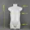 5 Manequins de Meio Corpo Peça do Peito Cabide de Roupas Mannequin Peça de Pijama Masculino Feminino Infantil Mannequim Adereços de Exibição Cabide de Roupa Íntima