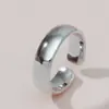 Anillo Bañado en Oro Cobre, Mismo Estilo que en Xiaohongshu, Moderno y Sencillo, Versátil para el Uso Diario, Diseño Unisex, Estilo Minimalista