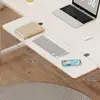 Tablero de Extensión para Escritorio Oficina Escritorio Perforación-Gratis Ampliación Extensión Artefacto Escritorio de Computadora Plegable Bandeja para Teclado