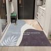 Alfombra de entrada de lujo ligero de tierra de diatomeas para el hogar, absorbente, antideslizante, para pasillo, totalmente cubierta, resistente a las manchas, alfombra de puerta para el hogar