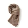 Bufanda de Cachemir para Mujer, Nueva Bufanda de Punto Calado de Moda para Otoño e Invierno, Chal Cálido en Rosa y Morado