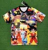 Camiseta selección nacional japonesa 2023 versión especial de dibujos animados anime Fútbol Uniforme de fútbol para jóvenes manga corta gran ala vacía fútbol