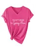 EU NÃO SOU MÁ, SOU PICANTE. Amazon Wish Site Independente Moda Casual Feminina Camiseta de Manga Curta com Gola V