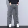 Calças Retas Largas Masculinas Jeans de Outono Masculino Estilo Masculino 2026 Novas Calças Longas Casuais Slim Fit Elásticas