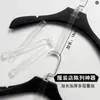 Gancho de conexión para perchero transparente extralargo 18 cm Ganchos ahorradores de espacio largos para uso en tiendas de ropa