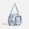 Bolsa Transparente de Fan Girl Modelo Nuevo 2026 Capacidad Pequeña Estilo Coreano Bolso de Hombro Único Cruzado para Mercancía de Anime y Bolsos de Muñecas